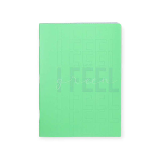 Picture of A5 I FEEL COLOUR LINED NOTEBOOK 80 PGS GREEN